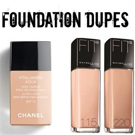 dupe chanel foundation